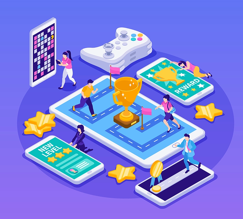 Conexão emocional com jogos em eventos