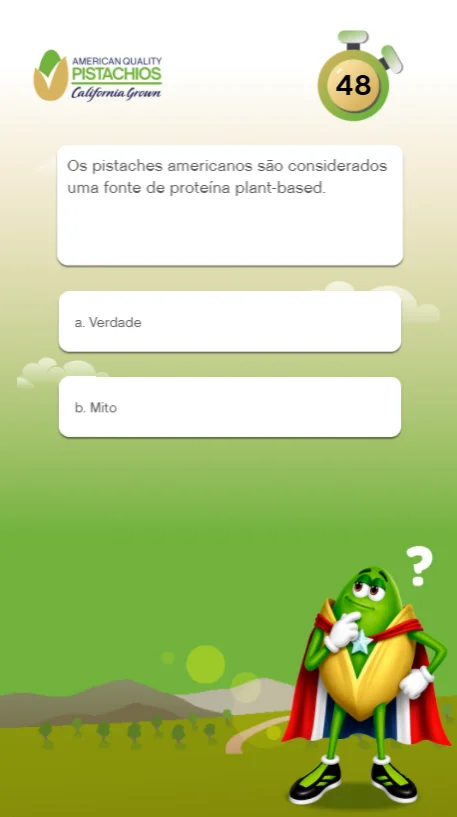 Quiz individual personalizado em projeto realizado pela Custom Games