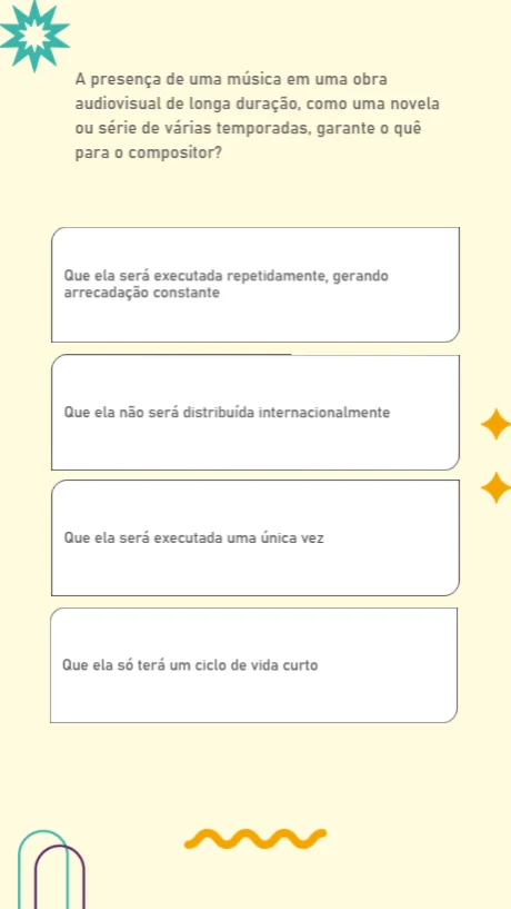 Quiz individual personalizado em projeto realizado pela Custom Games