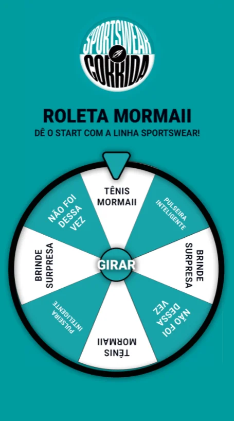 Roleta digital personalizado em projeto realizado pela Custom Games