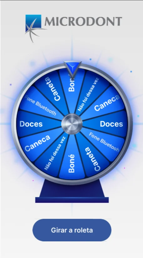 Roleta digital personalizado em projeto realizado pela Custom Games
