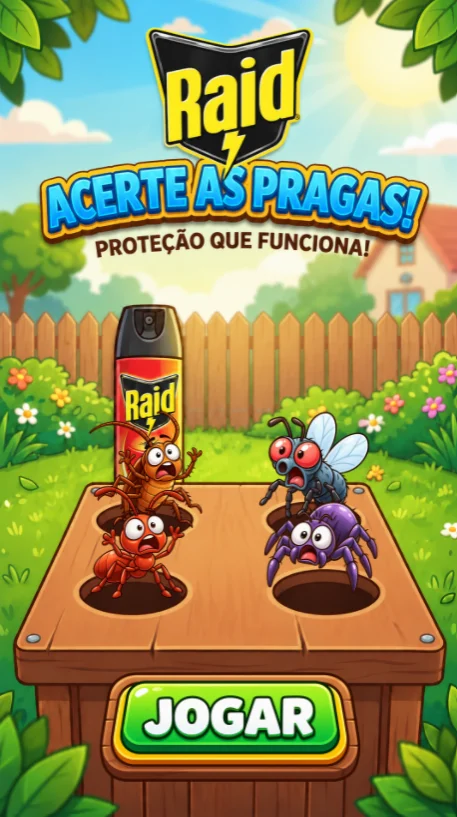 Jogo da toupeira personalizado com identidade visual personalizada