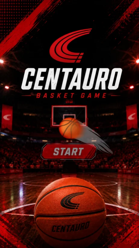 Basquetebol digital personalizado com identidade visual personalizada