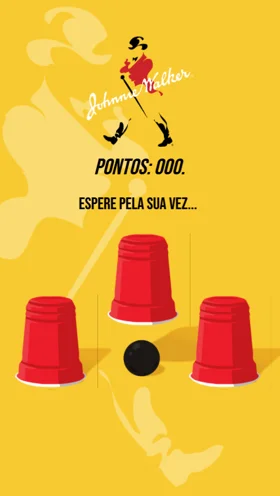 Jogo do copo personalizado com identidade visual personalizada