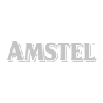 Logo Amstel, cliente atendido pela Custom Games
