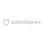 Logo Odontoprev, cliente atendido pela Custom Games