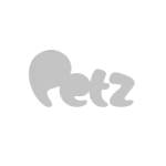 Logo Petz, cliente atendido pela Custom Games