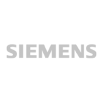 Logo Siemens, cliente atendido pela Custom Games