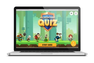 Game personalizado em computador ou painel touch