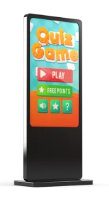 Game personalizado instalado em totem touch